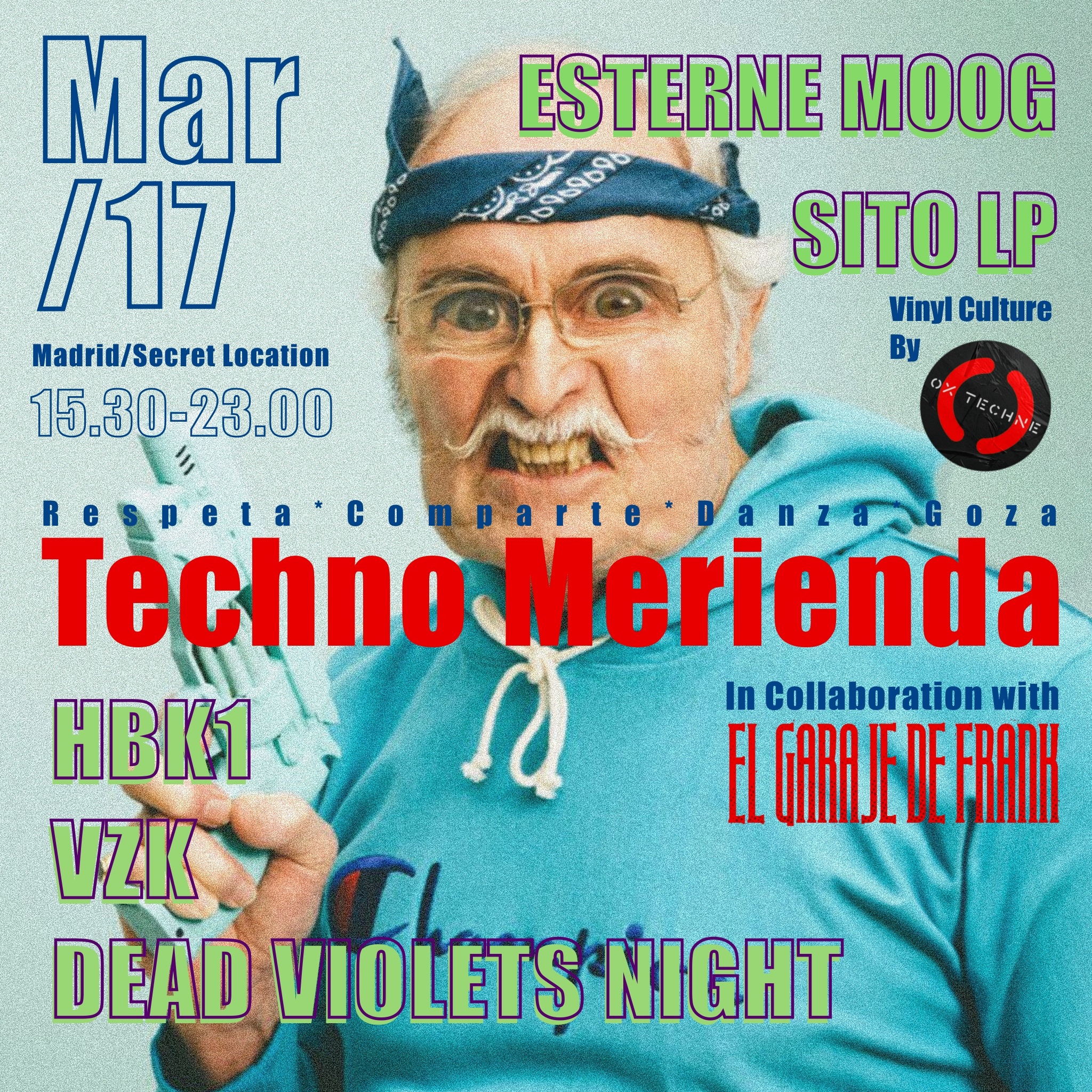 La TECHNO-MERIENDA se celebra el 17 de marzo con una colaboración y entrevista exclusiva